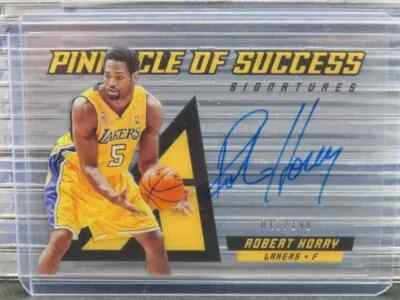 2013-14 Pinnacle Robert Horry Pinnacle Of Success Auto Autograph 017/199 Lakers - Image 1 of 2