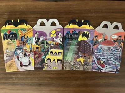 Vintage McDonald’s 1993 Batman Complete Toy Collection Plus Boxes And Bonus - Изображение 1 из 4