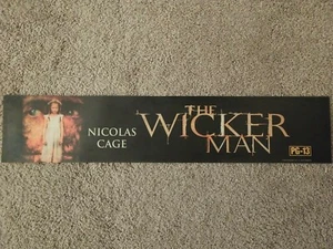 2006 Mylar 5x25 The Wicker Man Movie Theatre Marquee Banner Poster - Picture 1 of 4