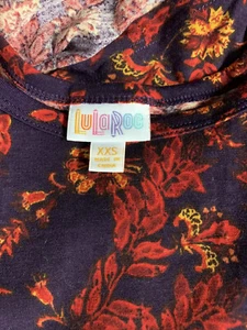 LuLaRoe Floral Carly Sz 2XS Dress NWT - Picture 1 of 5