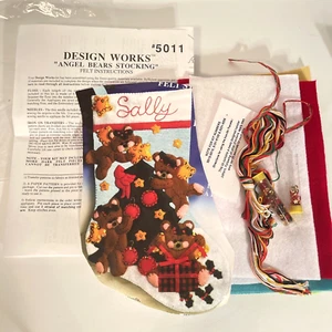 Design Works ENGEL BÄREN STRÜMPFE Filzstrumpf Set 5011 - Bild 1 von 7