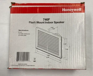 Honeywell 747F Flush Mount Indoor Speaker , New Open Box. - Picture 1 of 2