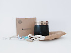 Imperial Mate Box: Yerba Mate Cup Pampa Design, Mate Straw and Cleaning Brush