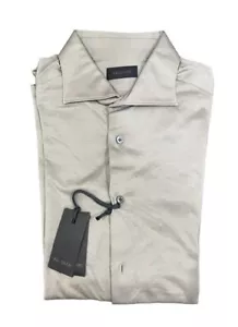 Camicia Pal Zileri grigio chiaro nuova con etichette taglia 38. (100% cotone) - Foto 1 di 5