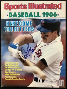 Wade Boggs Signed Sports Illustrated 4/14/86 Baseball Red Sox HOF Autograph JSA - Picture 1 of 6
