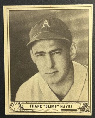 1940 年踢球 Frank Blimp Hayes #24 VGEX 无皱褶费城田径 — 第 1/2 张图片