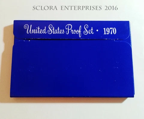 1970 Proof Set Box & Lens ONLY Cover