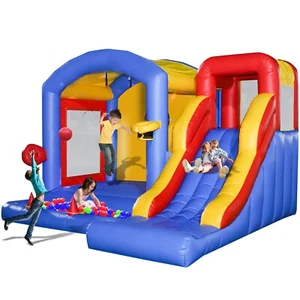 4.5x4x3m PVC Commercial Inflatable Bounce House w/LED Light for Kids Party - Picture 1 of 12