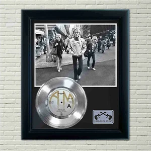 Police "Roxanne" Silver Framed Record Display - Picture 1 of 4