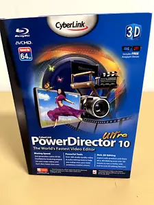 Cyberlink PowerDirector 10 Ultra Video Editor, Excellent Condition - Picture 1 of 5