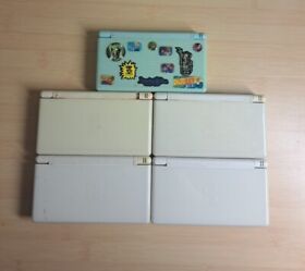 Lot of 5 Nintendo Consoles DS Lite Handhelds For Parts or Repair