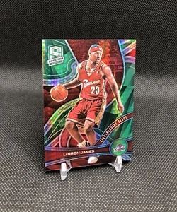 2021-22 Spectra LeBron James “SPECTRACULAR DEBUT” ASIA GREEN Tmall SSP No. 154 - Picture 1 of 23