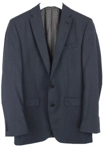 Ben Sherman Tailored Slim Fit Blazer Hombre GB 38L Lana Individual Cruzado Forro - Imagen 1 de 9