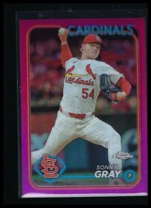 2024 Topps Chrome SONNY GRAY Pink Refractor St. Louis Cardinals - Picture 1 of 2
