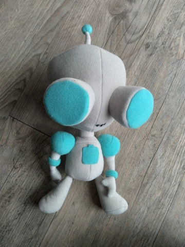 Rare Vintage Invader Zim Viacom 11 Inch Robot Gir Plush 2002 Nickelodeon Cover