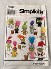 Simplicity 8207 Vintage Russ Ace Novelty Troll Doll Craft Sewing Pattern, UNCUT