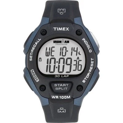 Timex T5H591, Men's Ironman 30-Lap Resin Watch, Alarm, Indiglo, Chronograph, NEW - Image 1 of 2
