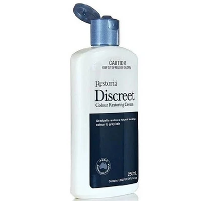 250ml Restoria Discreet Grey Hair Color Restoring Cream Treatment Unisex Natural - image 1 of 4
