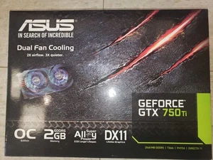 NUEVO ASUS NVIDIA Geforce gtx 750 ti 2gb gtx750ti-oc-2gd5 pcie - Imagen 1 de 2
