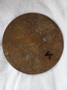Vintage 8 3/4" Cast Iron Cook Stove Plate Burner Lid - Picture 1 of 4