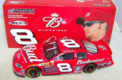 1:32 ACTION RCCA 2004 #8 BUDWEISER BUD DEI MONTE CARLO SS DALE EARNHARDT JR NIB - Image 1 of 4