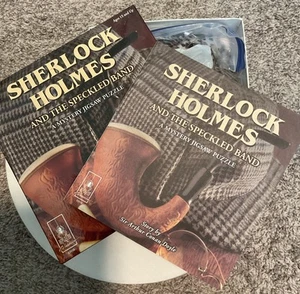 Bepuzzled Mystery pzl Sherlock Holmes & the Speckled Band 1000 Pcs COMPLETE! - Picture 1 of 2