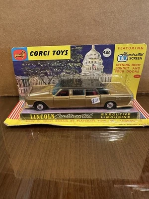 Corgi Toys 262 Lincoln Continental Lehmann Peterson Executive Limousine MIB Z14 - Image 1 of 4