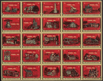 USA Special Cindrella — Historic York, PA / 1st Capital of the U.S. — Ref. 2032 - Image 1 of 2