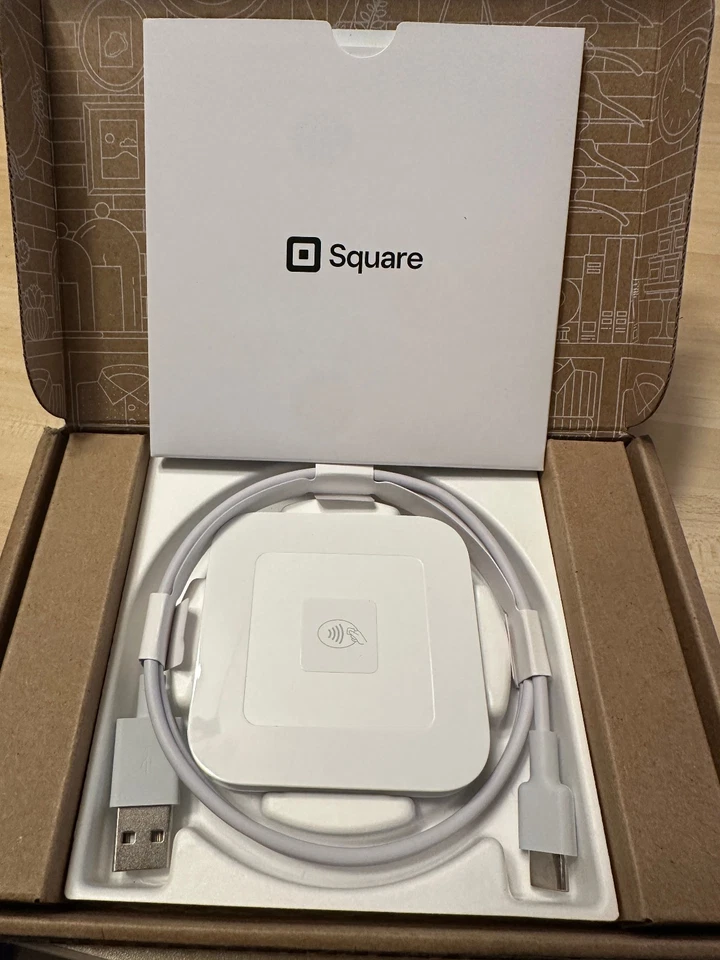 Совершенно новый квадратный считыватель кредитных карт для бесконтактного 2-го поколения SPC2 - Изображение 1 из 2