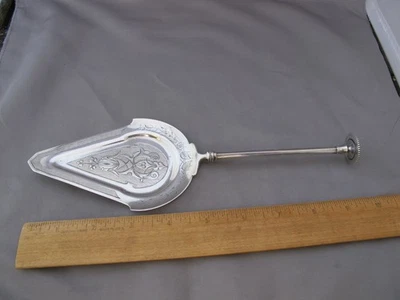 RARO Early Gorham ANTIGUO INGLÉS Sello Top Patrón PIE SERVER-9 5/8 Pulgadas Foto 1 de 4