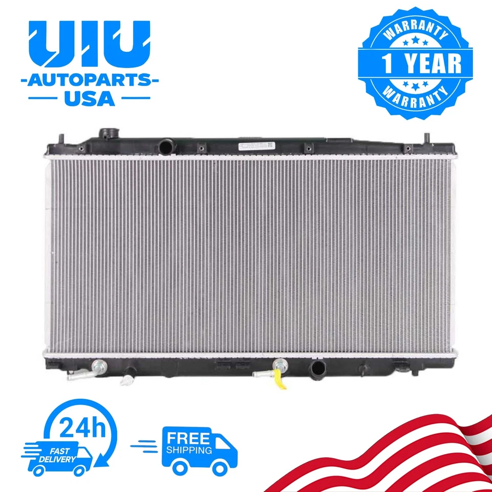 UIU 13068 Aluminium Radiator for 2009 2010 2011 2012 2013 Honda Fit 1.5L L4 Foto 1 de 4