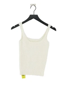Skims Damen T-Shirt XXS weiß Polyester mit Nylon Basic - Bild 1 von 5