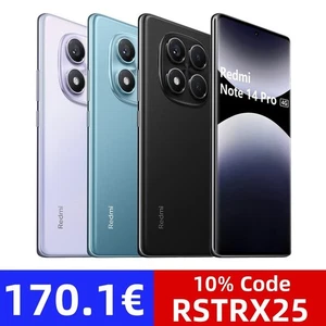 Smartphone Xiaomi Redmi Note 14 Pro 4G 8GB+256GB 200MP NFC 6,67" Pantalla AMOLED - Imagen 1 de 13