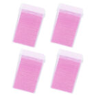  4 Boxes Eyelash Glue Cleaning under Nail Cleaner Tool Anti-clogging