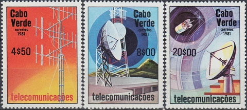 Cape Verde Telecom 1981 MNH-4 Euro Cover