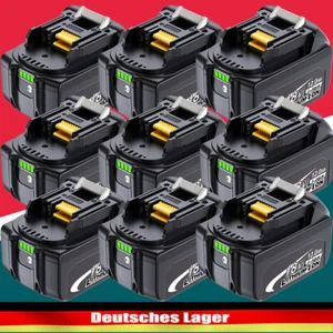 10X Original -18V 9Ah Akku Für Makita BL1850 BL1830 BL1860B 12,0Ah 197422-4 Led - Bild 1 von 33