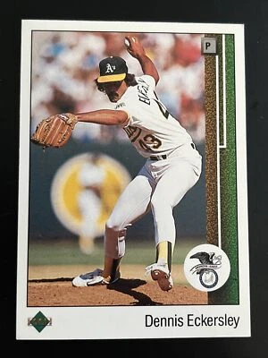 1989 Upper Deck #664 Dennis Eckersley Oakland Athletics C3 - Image 1 of 2