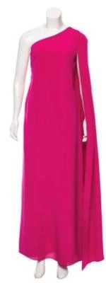 JILL STUART 0 2 Sexy Rosa Diosa Griega Drapeado Diseñador Mujer Vestido Formal Foto 1 de 4