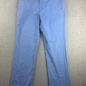 Pantaloni Southern Pines uomo 38x34 (32x30) blu chino cachi cotone preppy usati in ottime condizioni - Foto 1 di 10