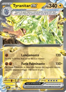 Pokemon TCG GCC Tyranitar ex OBF 066/197 Italiano EXC/NM Obsidian Flames REG - Imagen 1 de 1