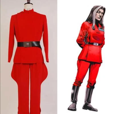 Star Wars Imperial Stormtrooper Officer Admiral Outfit Uniform Cosplay Costume - Image 1 of 2