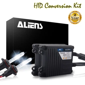ALIENS 35W HID Xenon Headlight Conversion Kit 9006 8000K/IceBerg Blue Bulbs - Picture 1 of 7