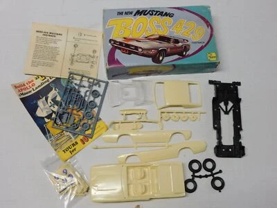 Palmer Boss Mustang 429 Fastback Sports Car Plastic 1:32 Kit 7154-60 W/Box 1960S - Image 1 of 4