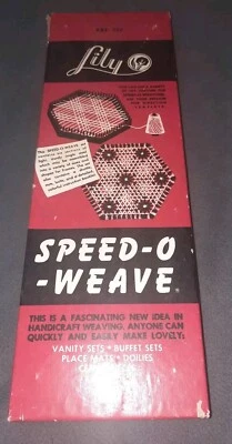 Kit Arte #717 MARCO DE METAL HERRAJES LANZADERA VINTAGE LILY SPEED-O-WEAVE Foto 1 de 4