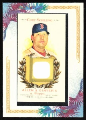 2007 Topps Allen & Ginter Curt Schilling Jersey Boston Red Sox #AGR-CMS - Image 1 of 2
