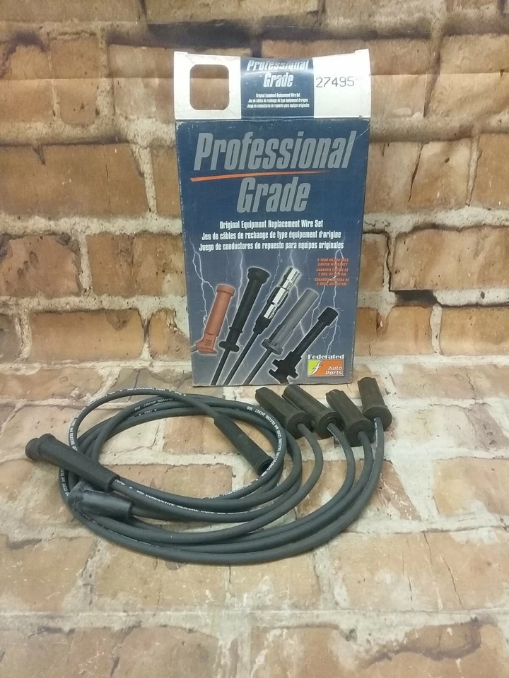 27495 Professional Grade Federated Auto Parts Spark Plug Wire Set 7mm Black  - Image 1 of 1