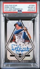 ROBIN YOUNT AUTO 25/25 2022 TOPPS FIVE STAR FIVE TOOL PHENOM MILWAUKEE BREWERS