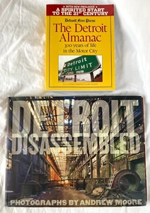 Lot of 2 Detroit Books: Detroit Disassembled & Detroit Almanac + Ephemera HC/DJ - Bild 1 von 12