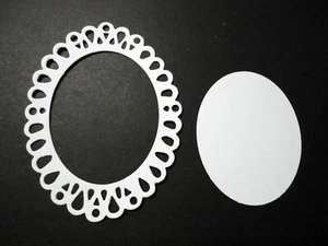 Card Toppers - Oval - Pkt 5... (10 pieces) - Picture 1 of 3