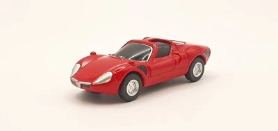 1/72 Kyosho ALFA ROMEO TIPO 33 STRADALE RED promo diecast car model  - Image 1 of 4